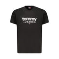 Camiseta de algodón negra para hombre Tommy Hilfiger