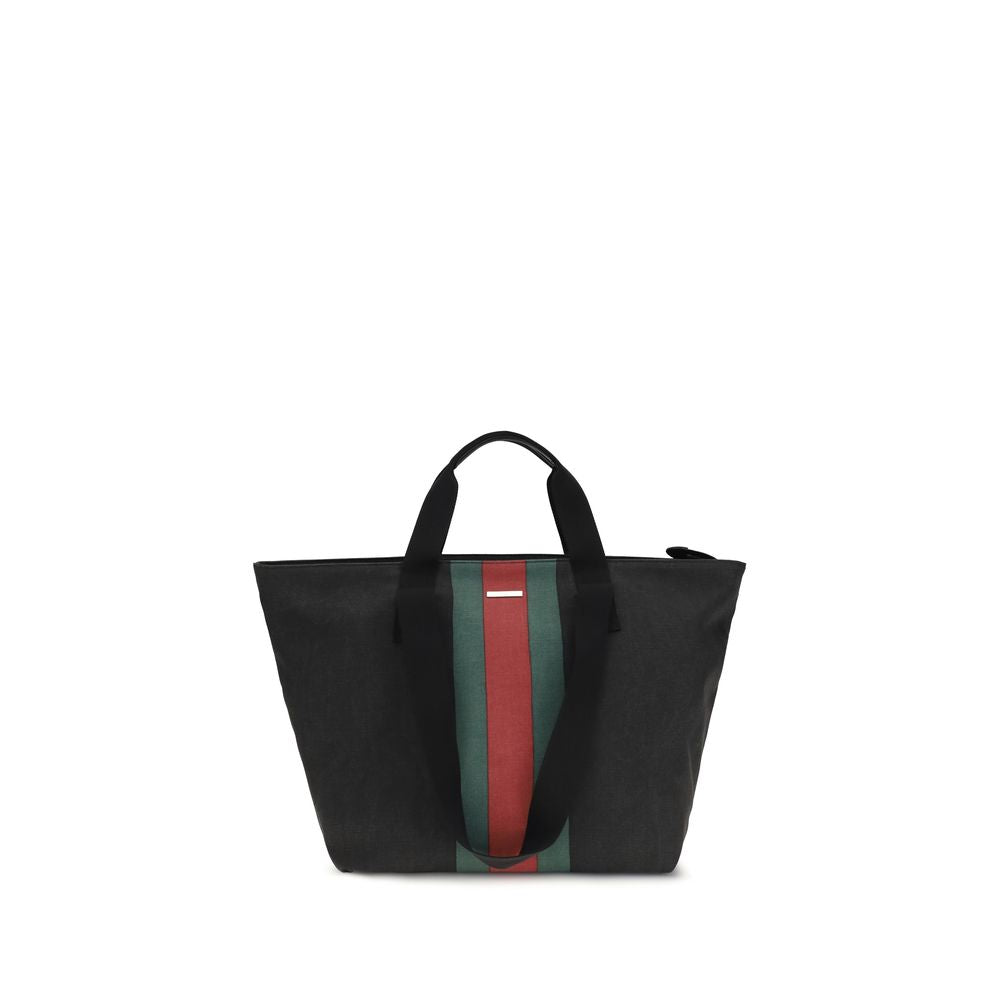 Bolso de Hombro Gucci de Tela Negra