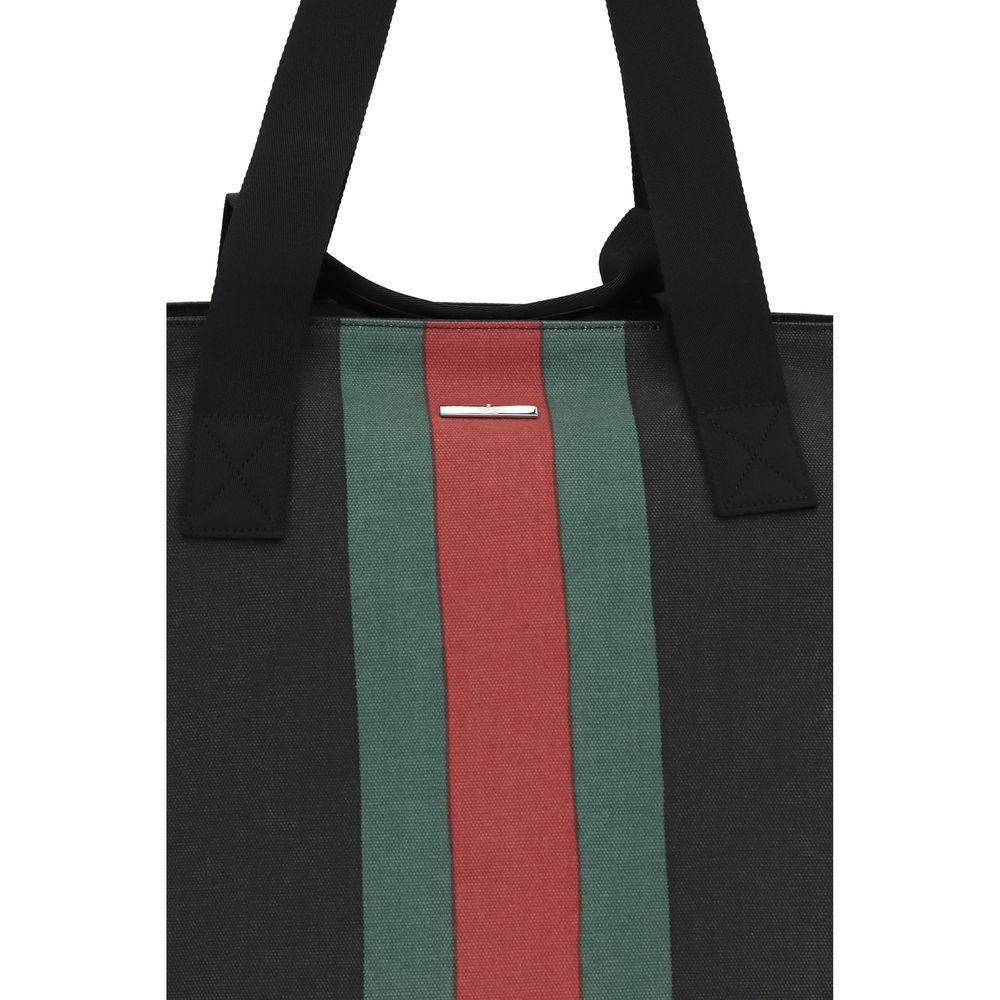 Bolso de Hombro Gucci de Tela Negra