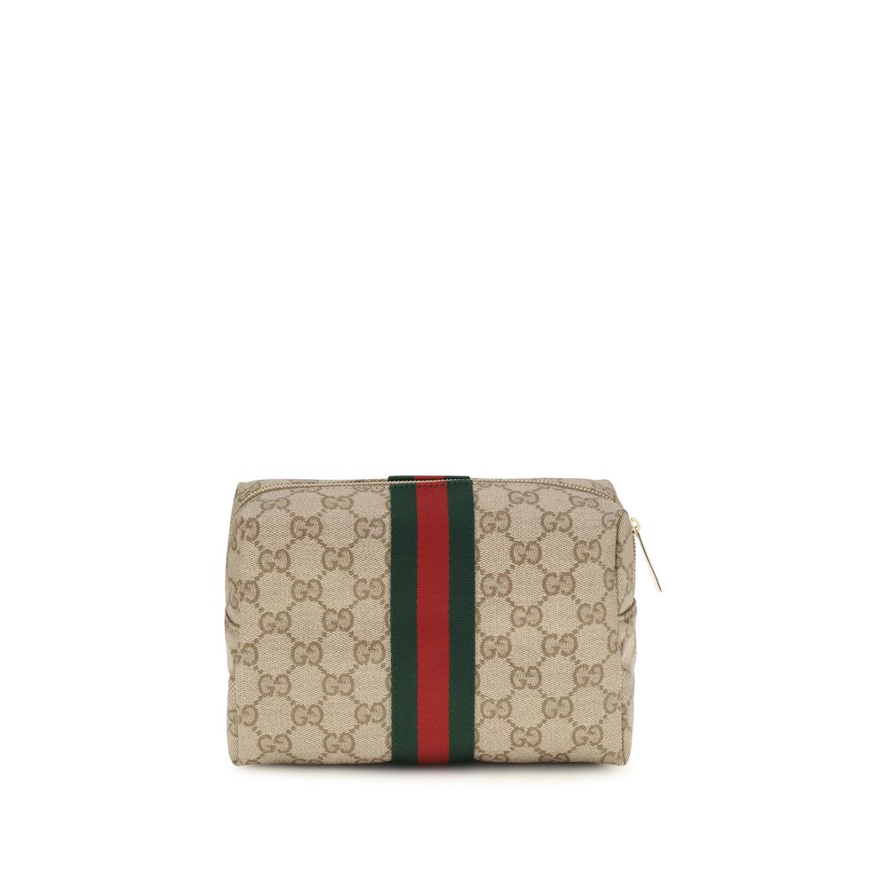 Billetera Gucci de tela beige