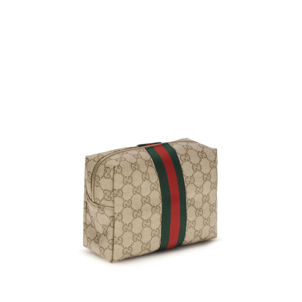 Billetera Gucci de tela beige