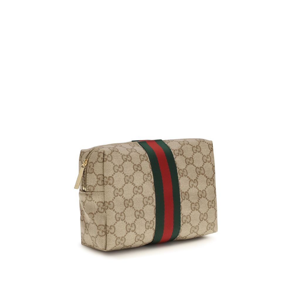Billetera Gucci de tela beige