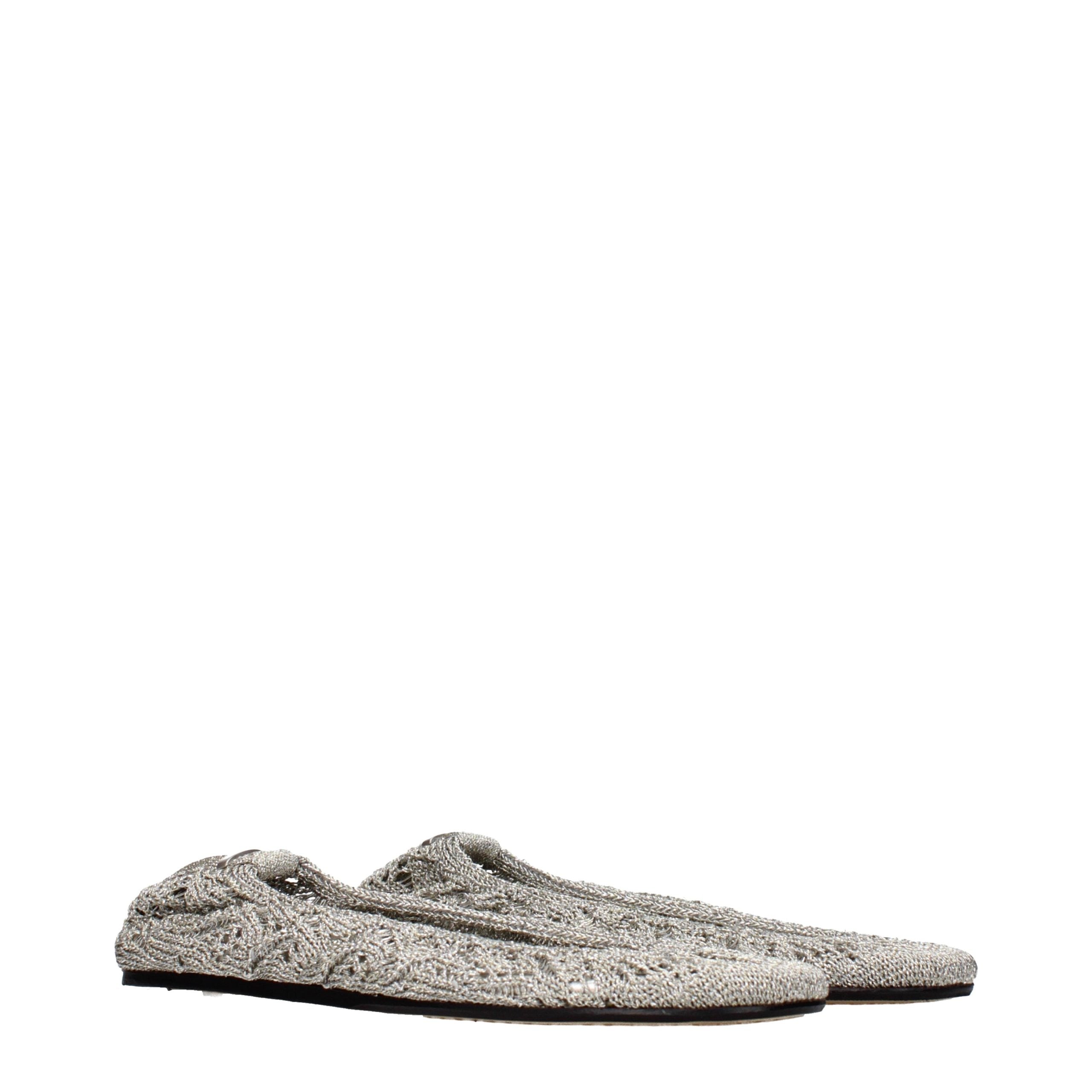 Bailarinas Isabel Marant de tela gris