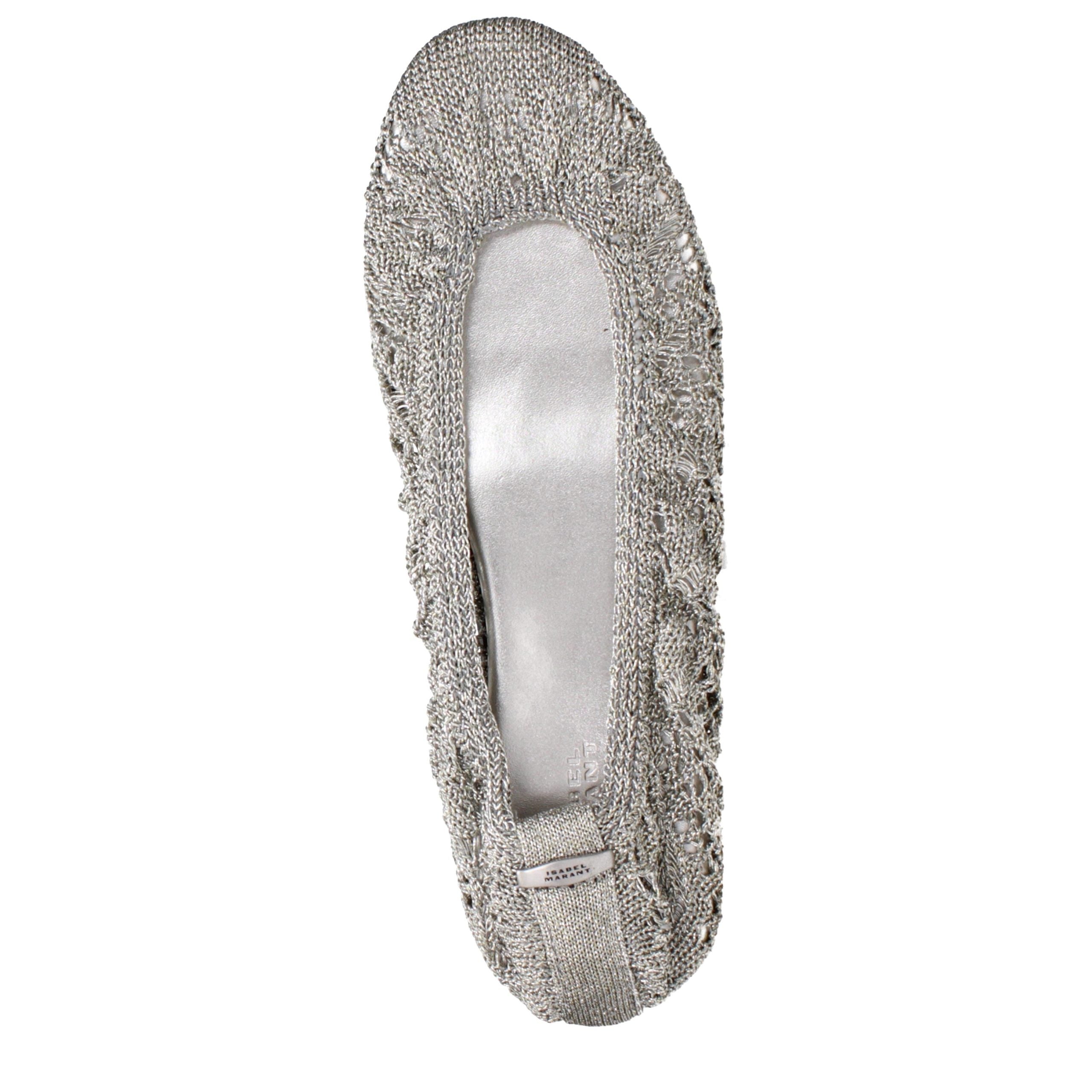 Bailarinas Isabel Marant de tela gris