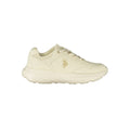 U.S. POLO ASSN. White Polyester Athletic Sneakers