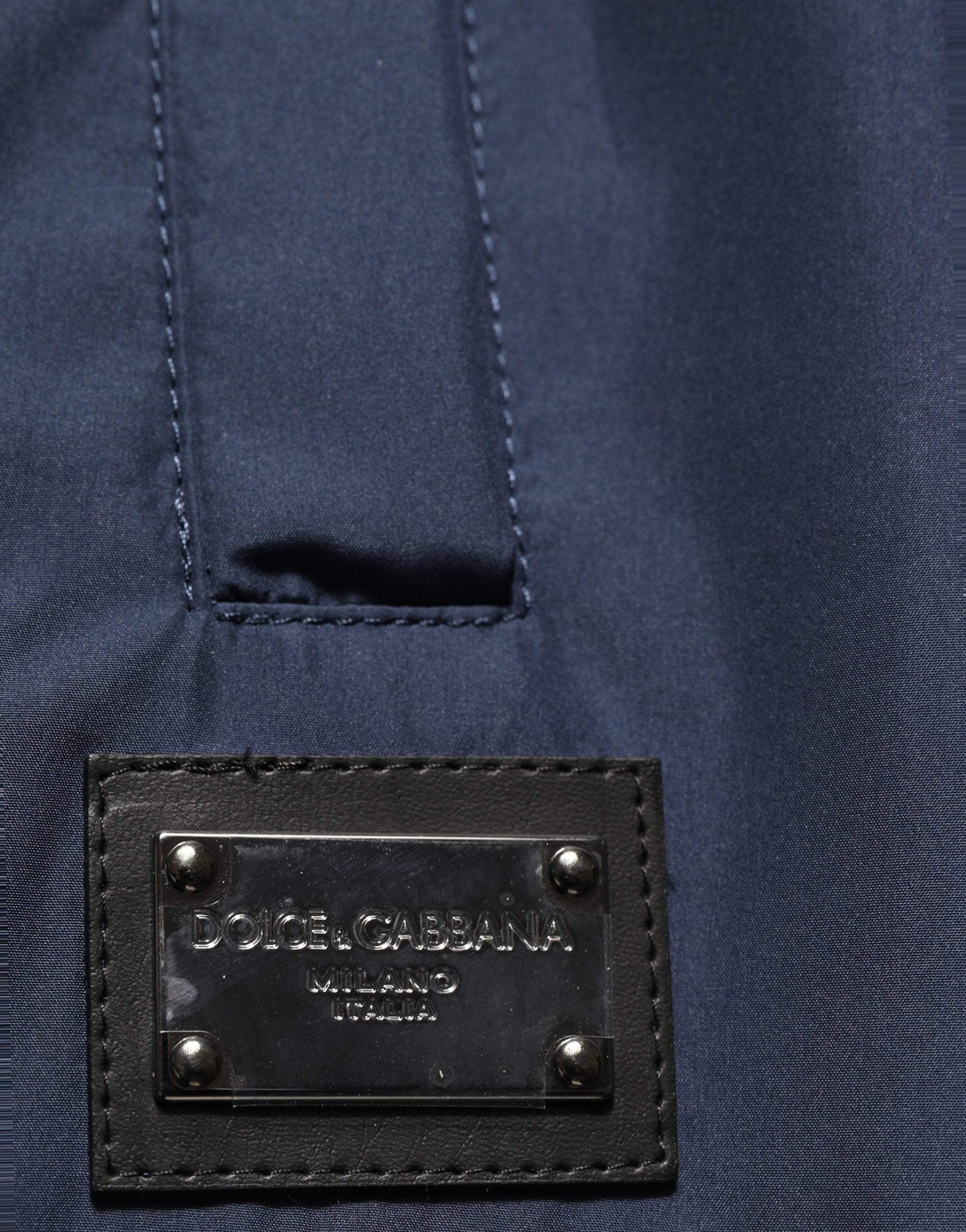 Pantalones de chándal Dolce & Gabbana de poliéster azul oscuro