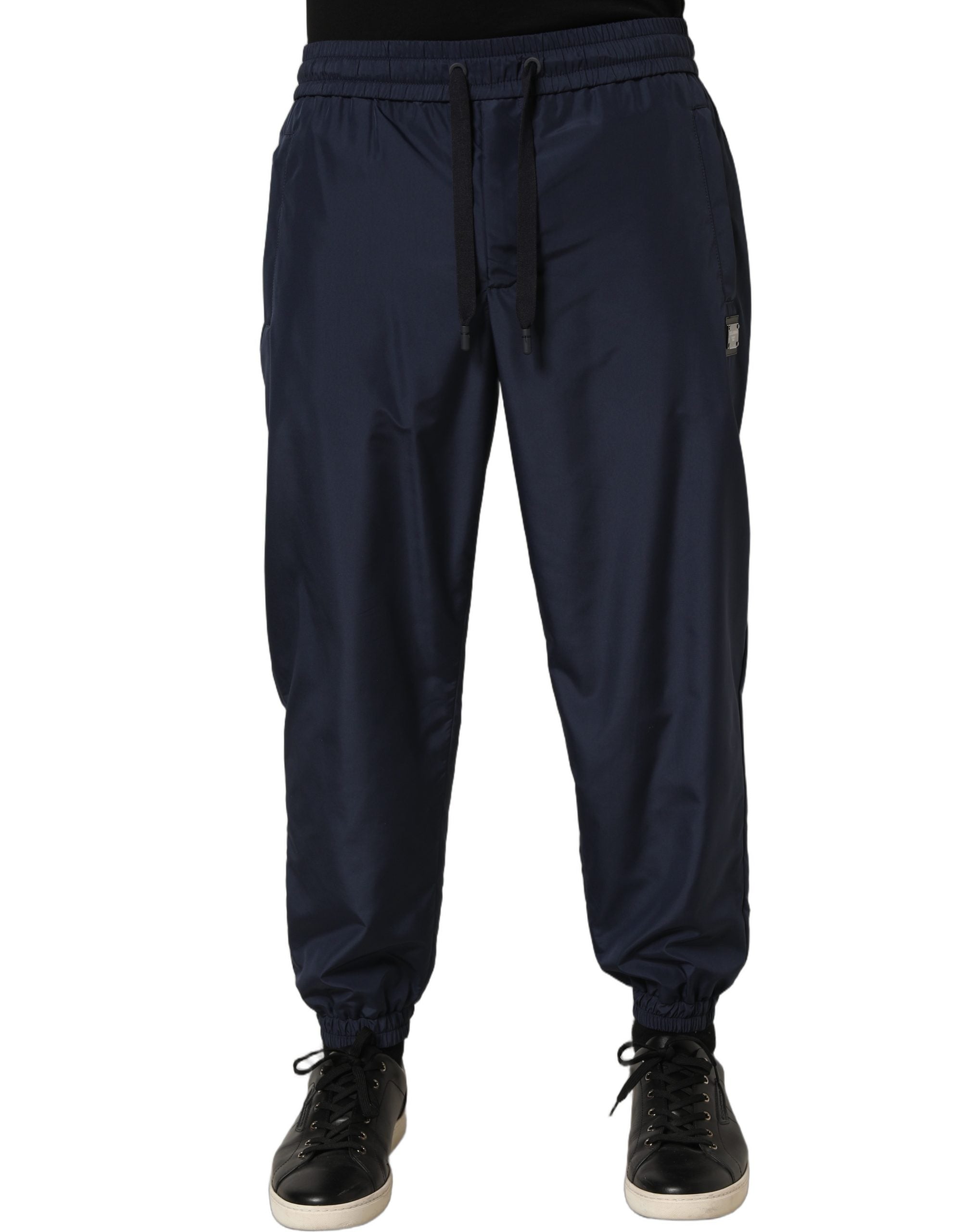 Pantalones de chándal Dolce & Gabbana de poliéster azul oscuro