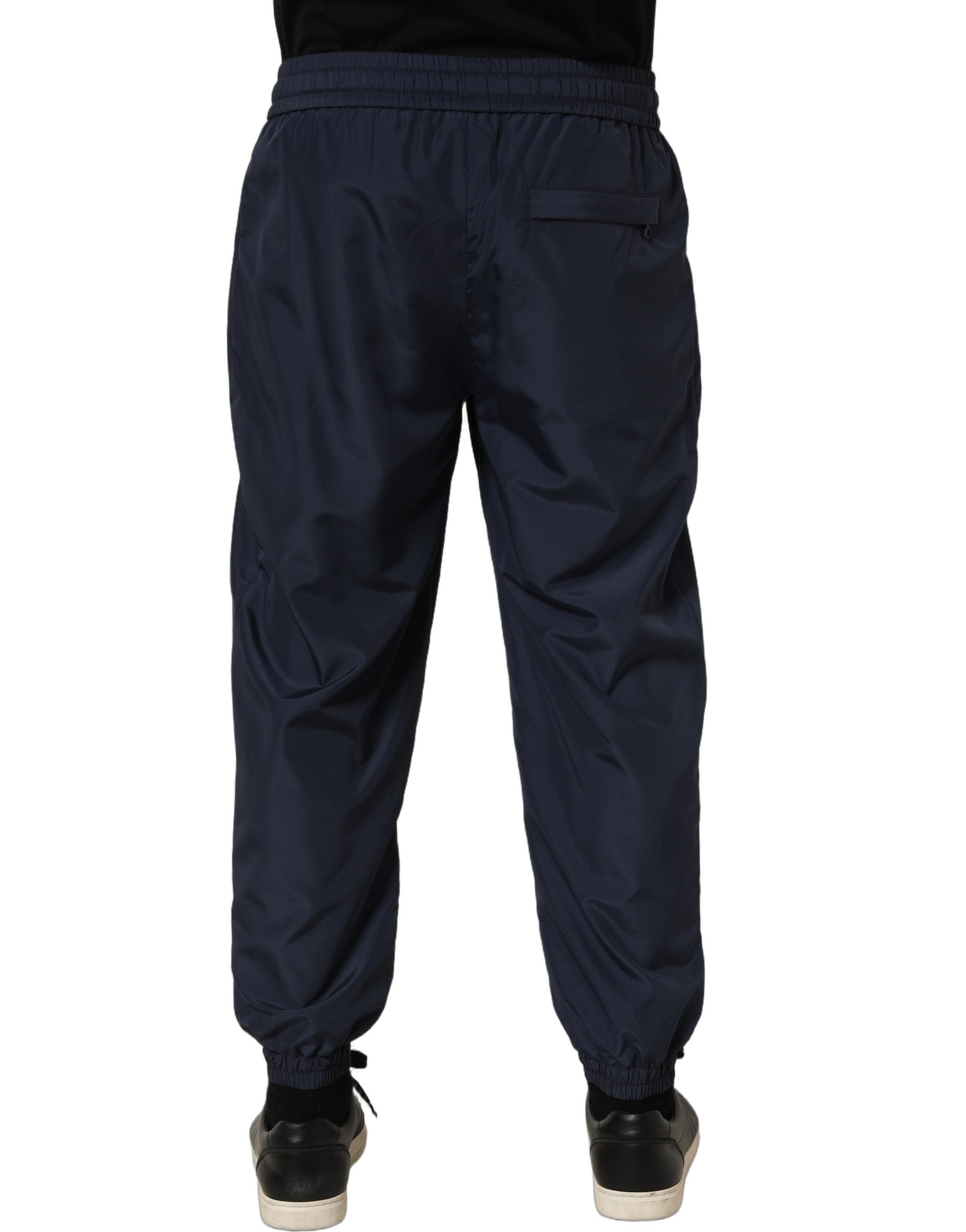 Pantalones de chándal Dolce & Gabbana de poliéster azul oscuro