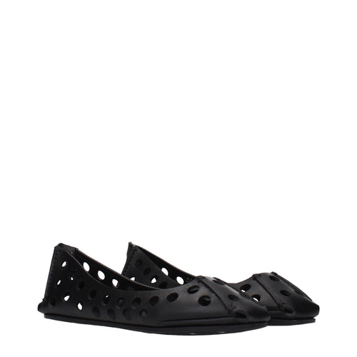Bailarinas Alaïa de cuero negro
