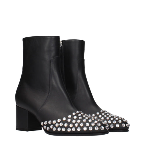 Botines Alaïa de piel negra