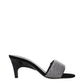 Prada Black Fabric Stiletto Heel Sandals