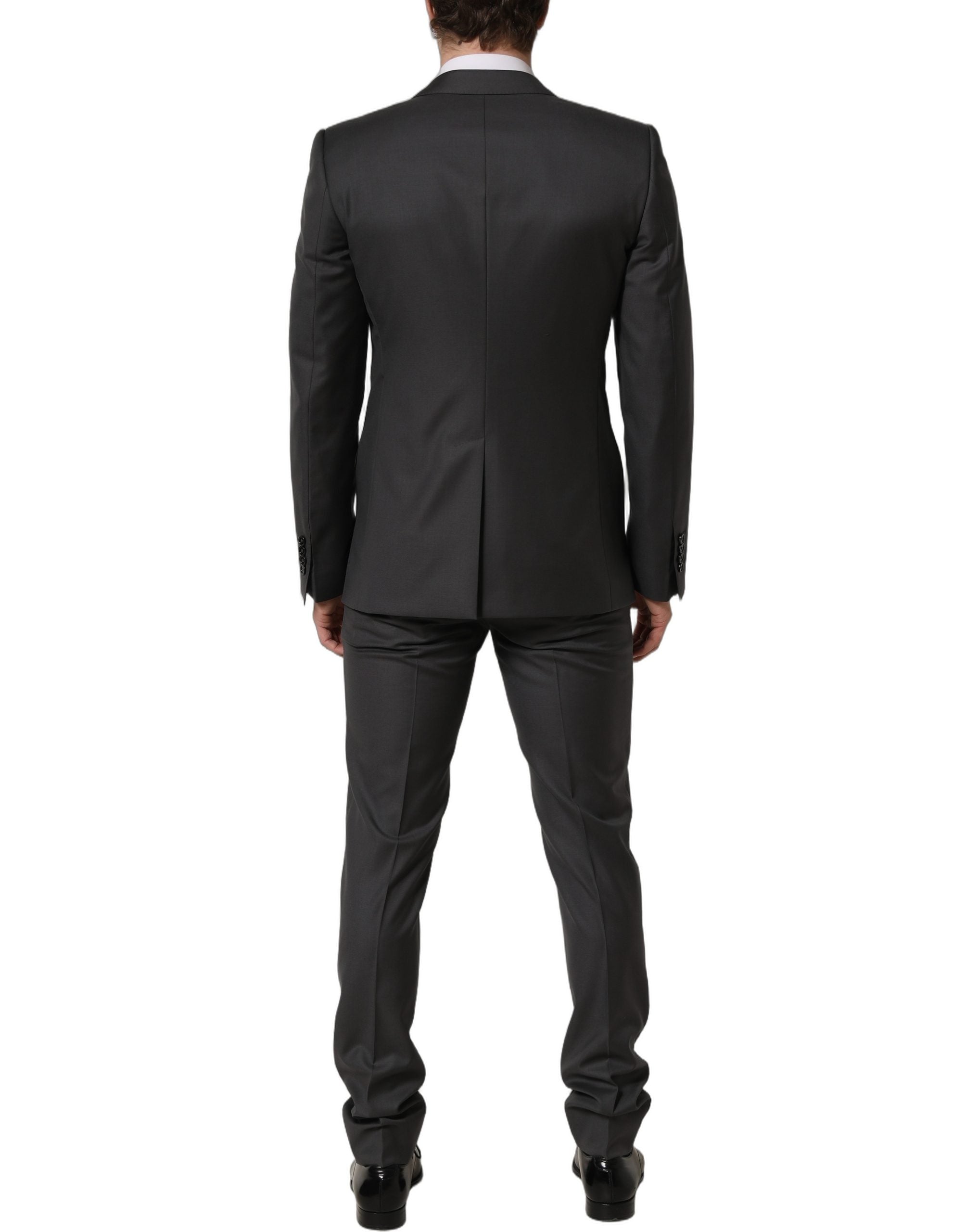 Traje de dos piezas formal Dolce & Gabbana gris MARTINI corte slim para hombre