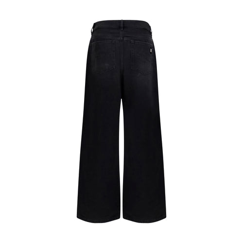 Amiri Jean en denim de coton noir