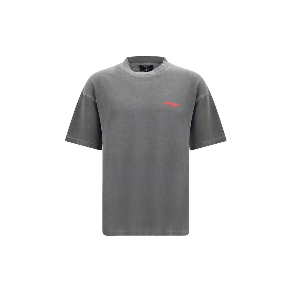 Representar camiseta de algodón gris