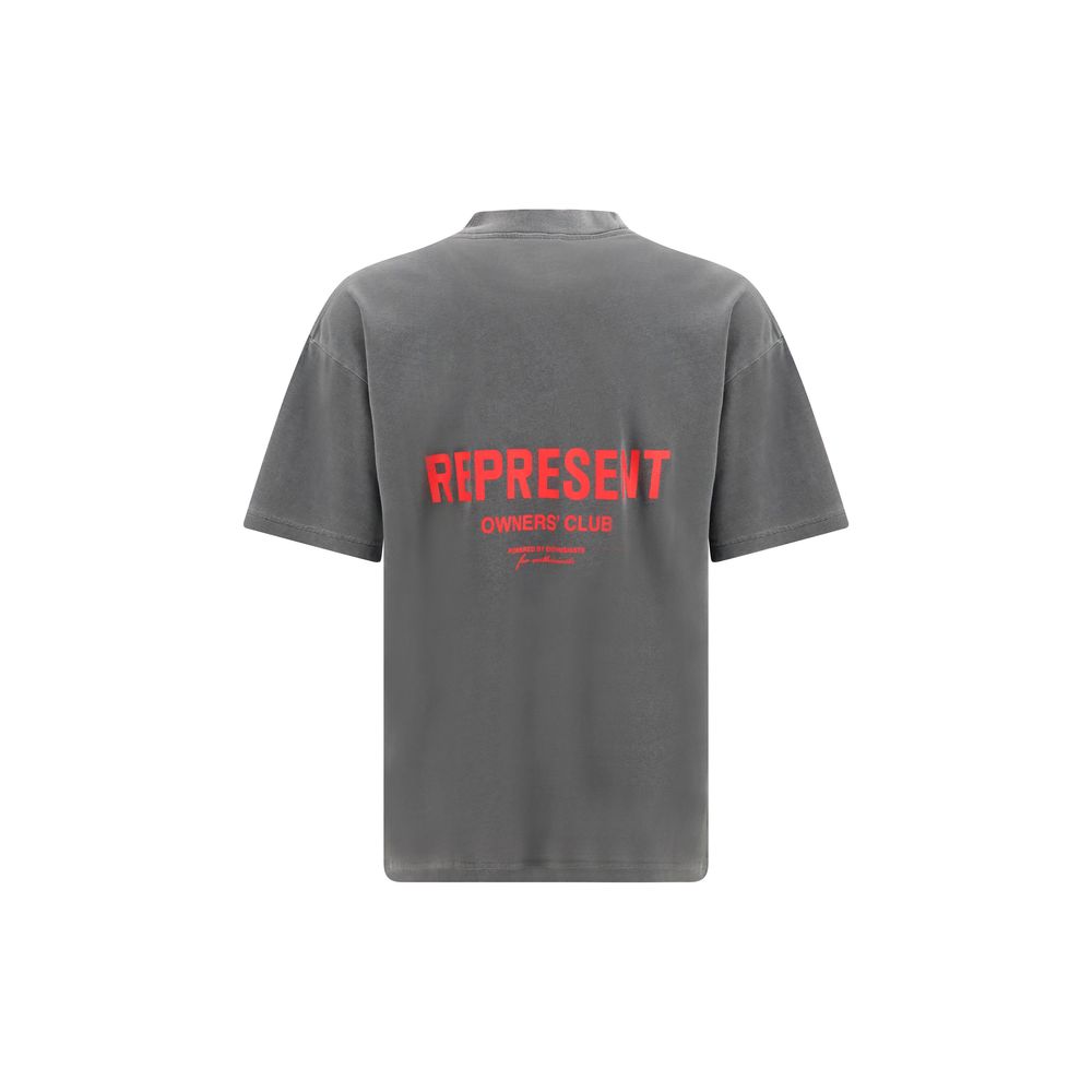Representar camiseta de algodón gris