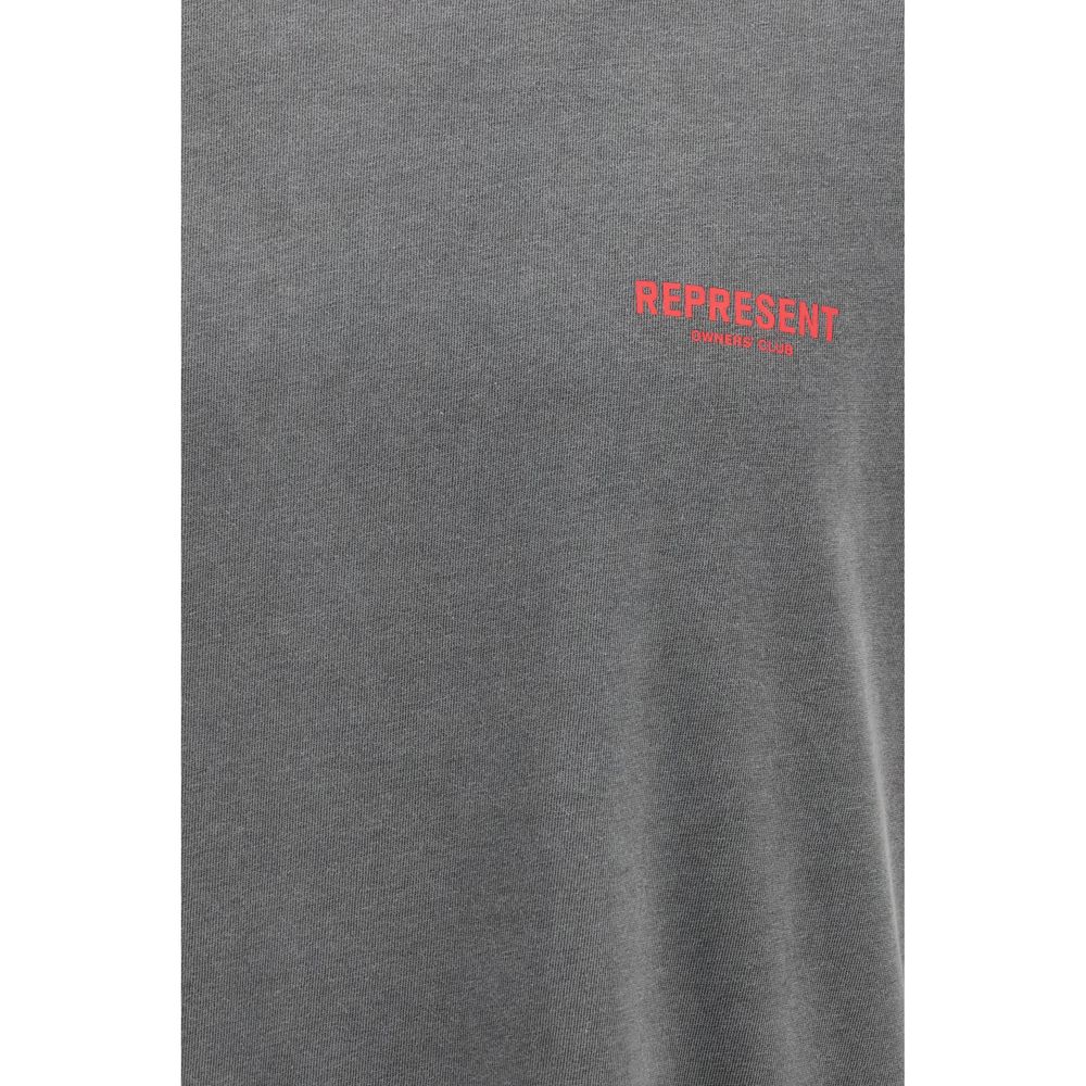 Representar camiseta de algodón gris