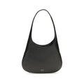 Khaite Black Calf Leather Bos Taurus Handbag