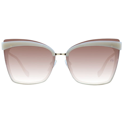 Lunettes de soleil Ana Hickmann en métal beige