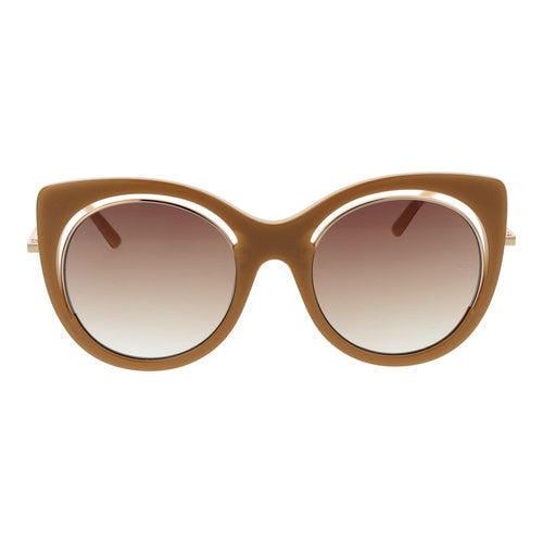 Lunettes de soleil Ana Hickmann en acétate marron