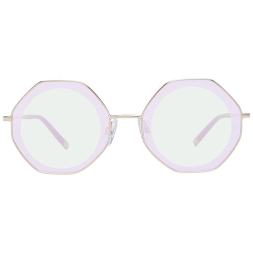 Ana Hickmann Gold Metal Sunglasses