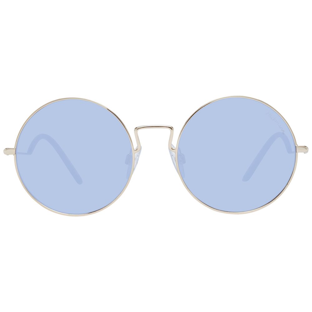 Ana Hickmann Gold Metal Sunglasses