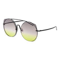 Ana Hickmann Black Metal Sunglasses