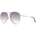 Ana Hickmann Gold Metal Sunglasses