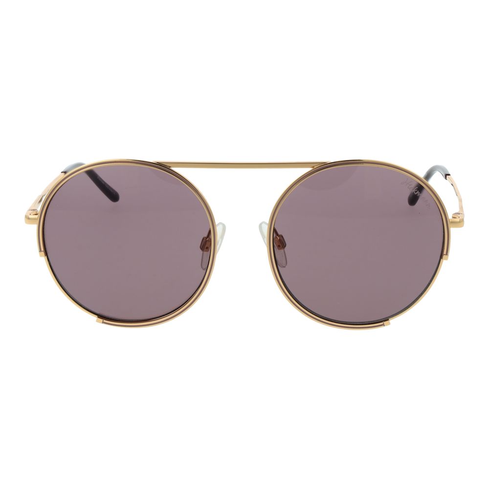 Ana Hickmann Gold Metal Sunglasses
