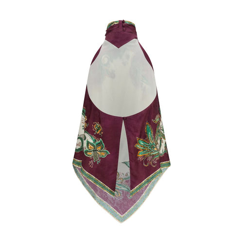 Blusa de viscosa multicolor Alemais