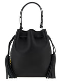 Bolso de hombro Valentino Garavani de piel de becerro negra