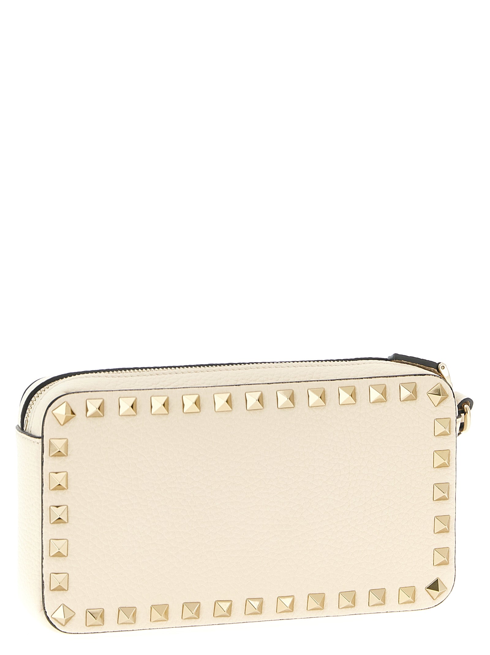 Bolso de mano Valentino Garavani de piel de becerro blanca
