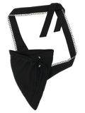 Kiko Kostadinov Black Cotton Crossbody Bag