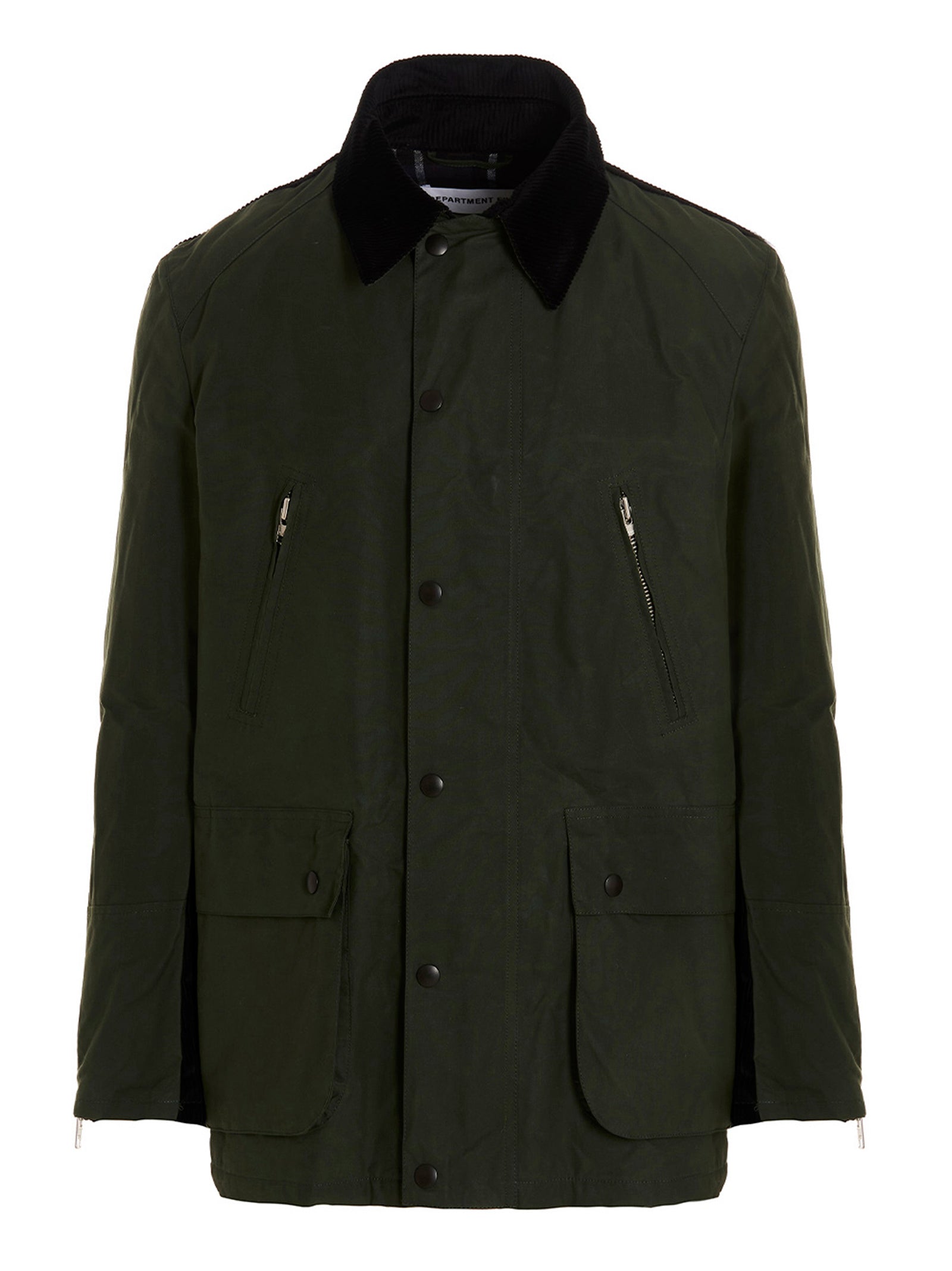 Chaqueta larga bicolor de algodón Department 5