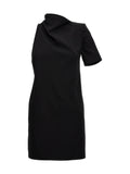 Sportmax Black Viscose Short Dress