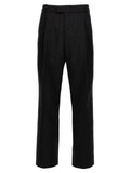Pantalones de vestir de lana negra Alexander McQueen