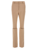 Sportmax Beige Polyester Dress Pants