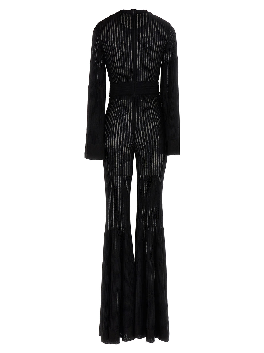 ANTONINO VALENTI Black Viscose Jumpsuit