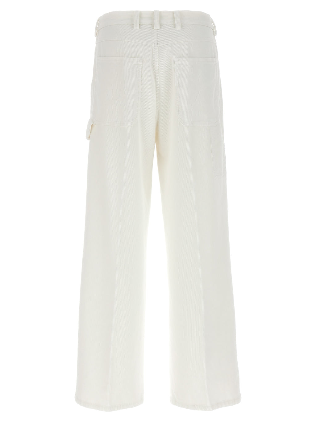 CELLAR DOOR White Cotton Casual Pants