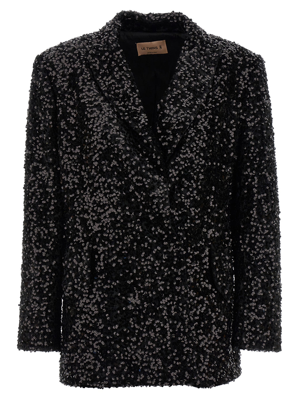 LE TWINS Black Polyester Blazer