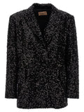 LE TWINS Black Polyester Blazer