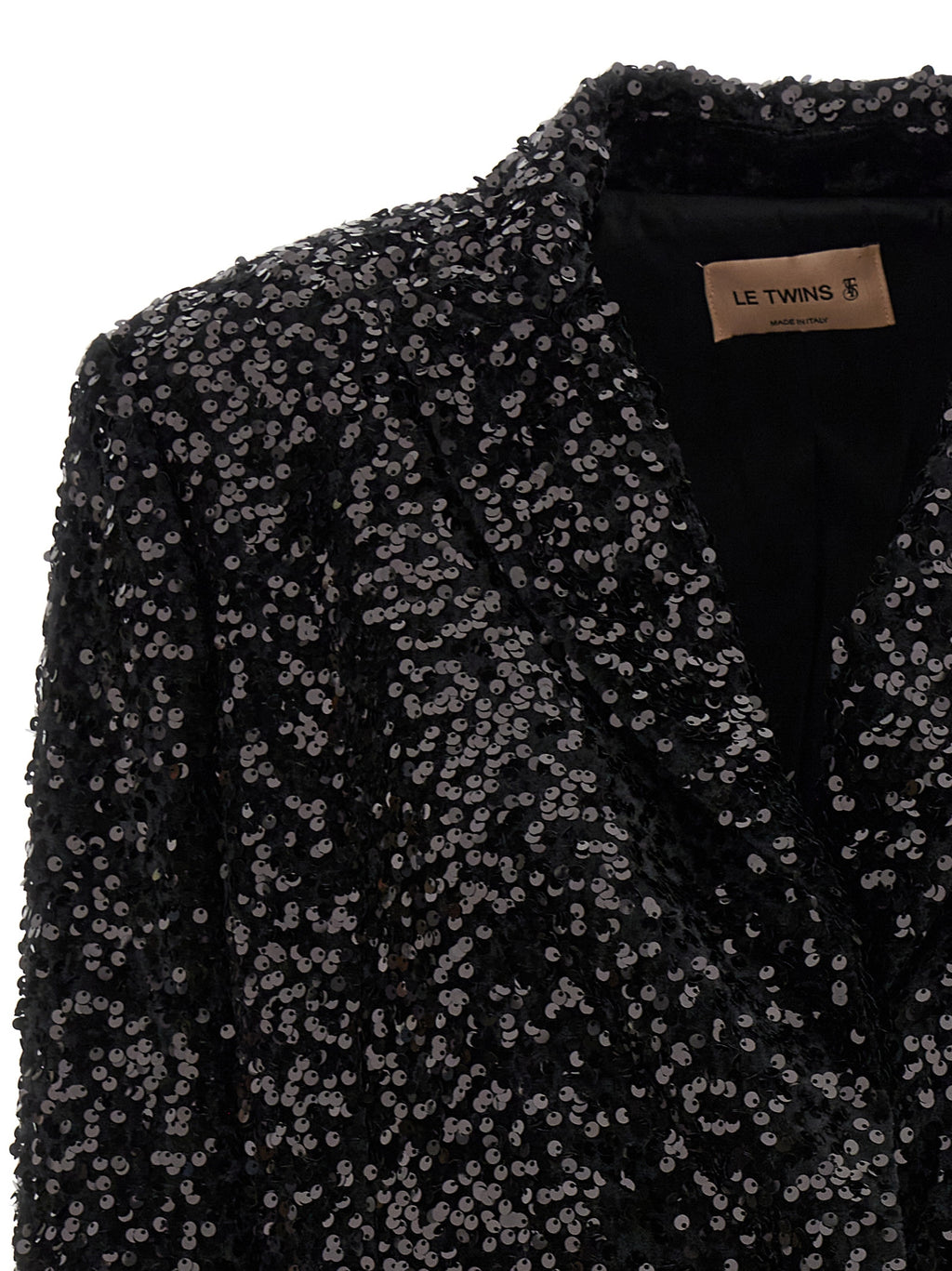 LE TWINS Black Polyester Blazer