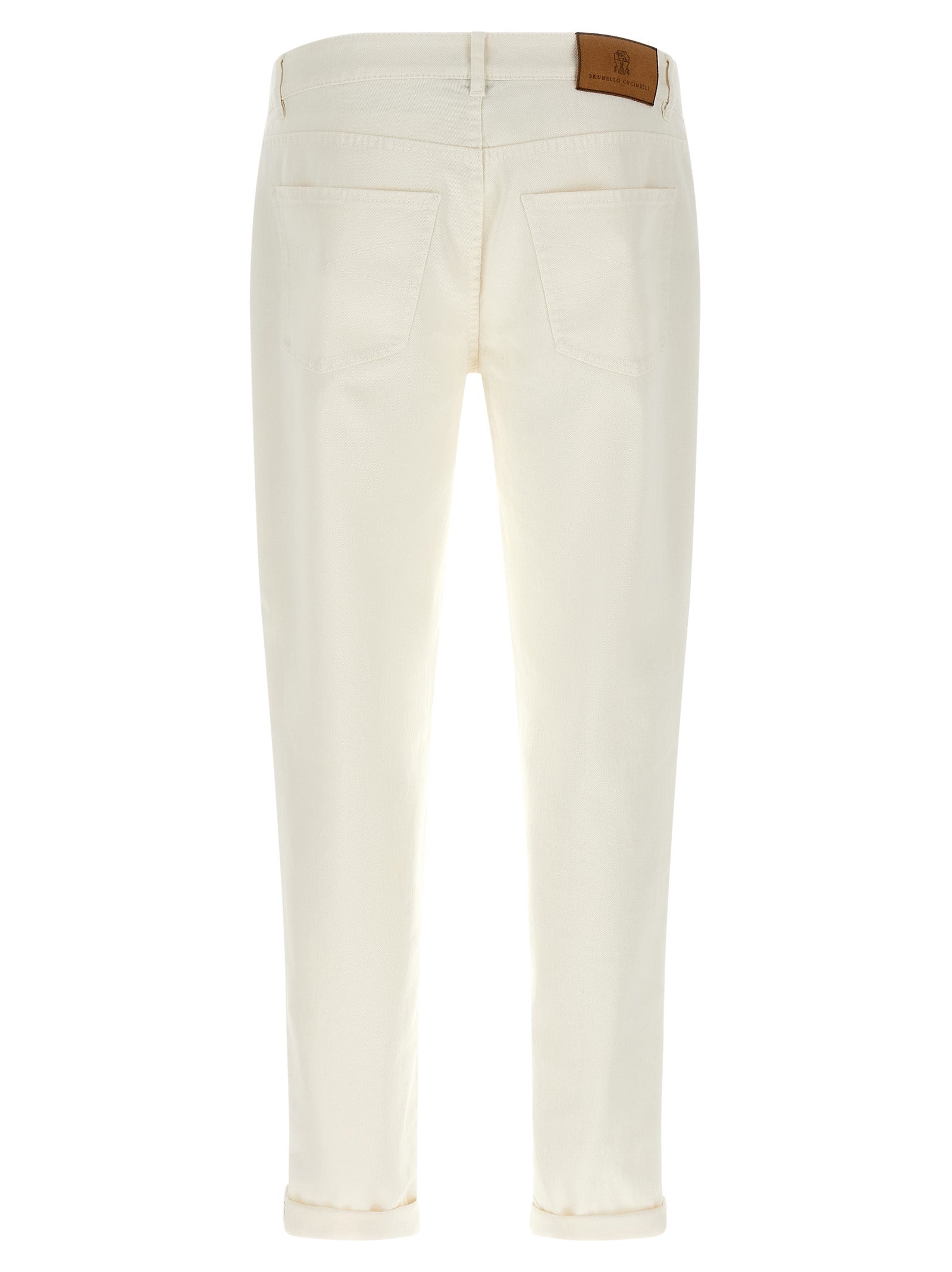 Brunello Cucinelli Jeans de algodón blanco