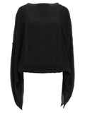 DI.LA3 PARI' Black Silk Blouse