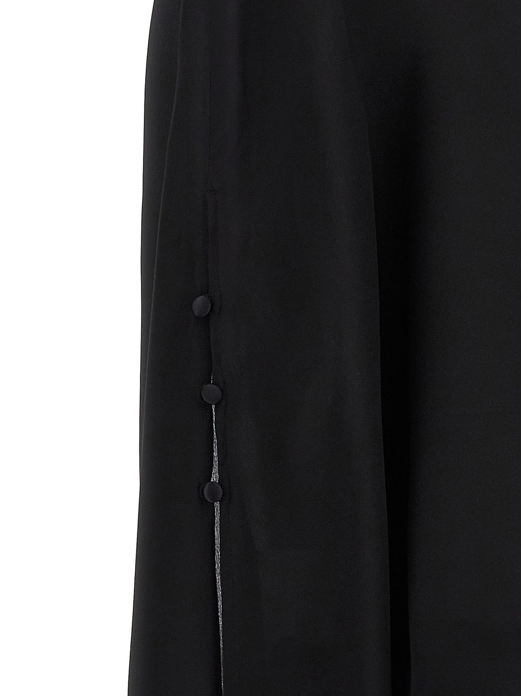 DI.LA3 PARI' Black Silk Blouse