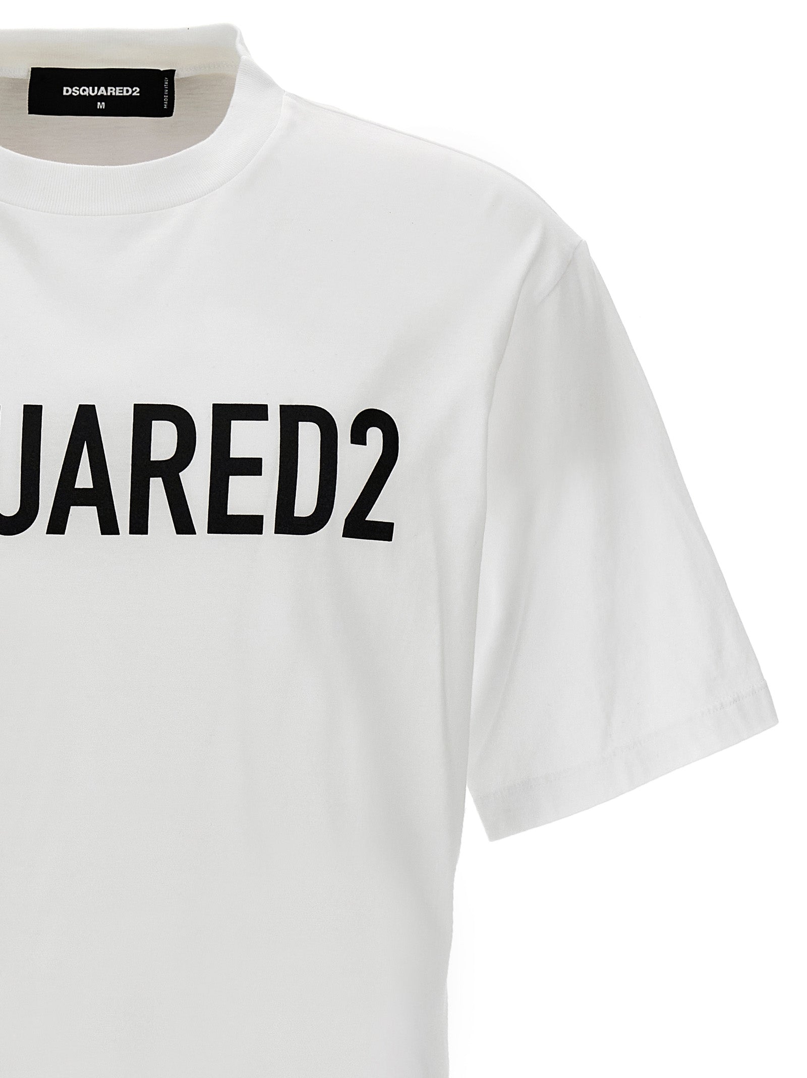 Camiseta bicolor de algodón Dsquared²