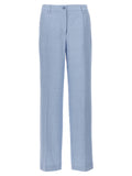 P.A.R.O.S.H. Blue Viscose Casual Pants