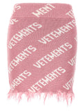 Vetements Multicolor Viscose Long Skirt