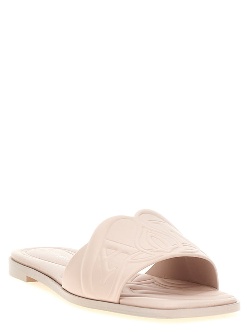 Alexander McQueen Sandalias Multicolor de Piel de Becerro