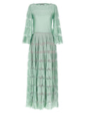 ANTONINO VALENTI Bicolor Viscose Long Dress