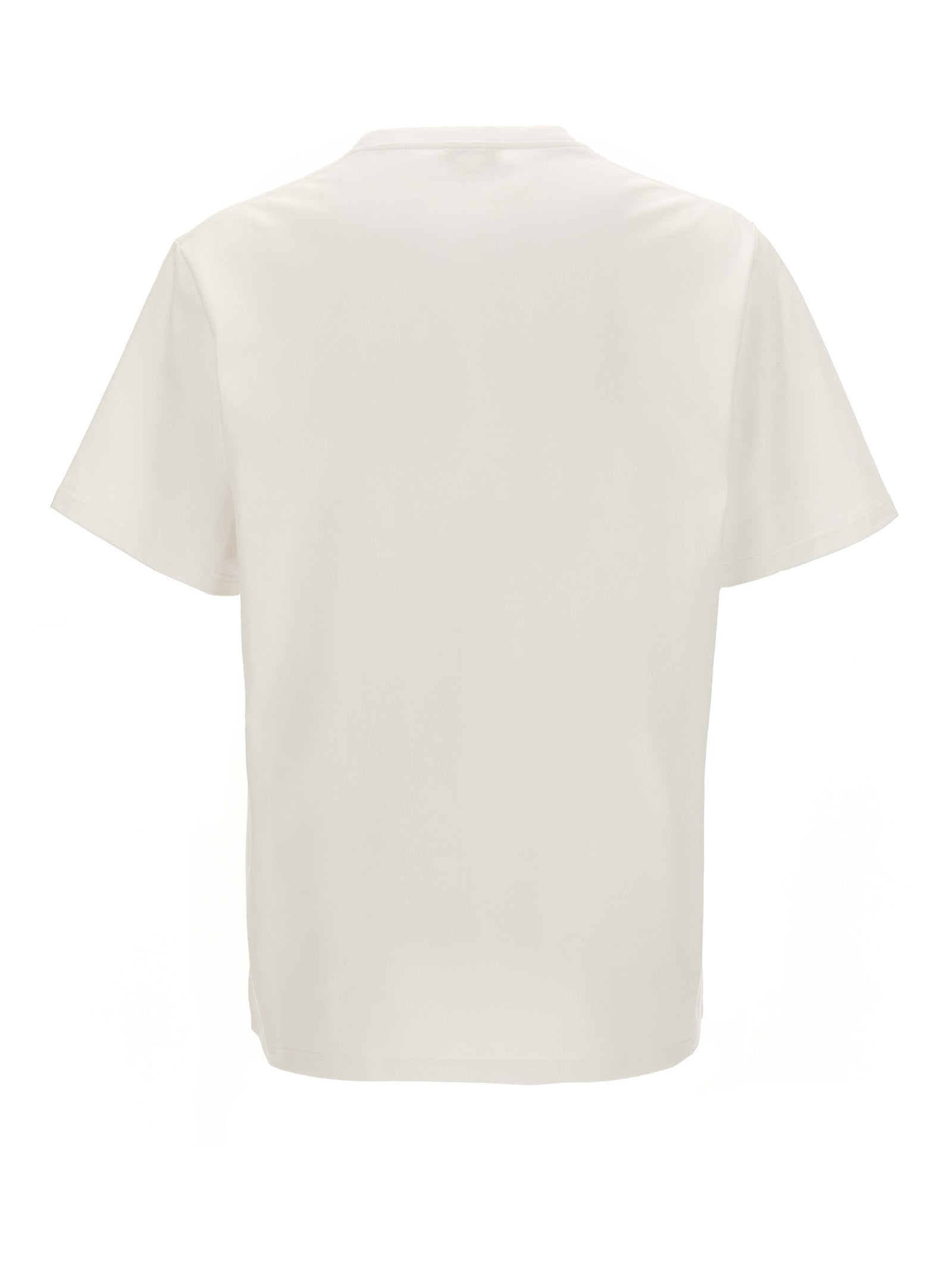 Camiseta de algodón bicolor Alexander McQueen